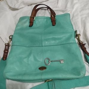 Authentic fossil bag -Rare FOSSIL KEY included!!-- (Vintage)